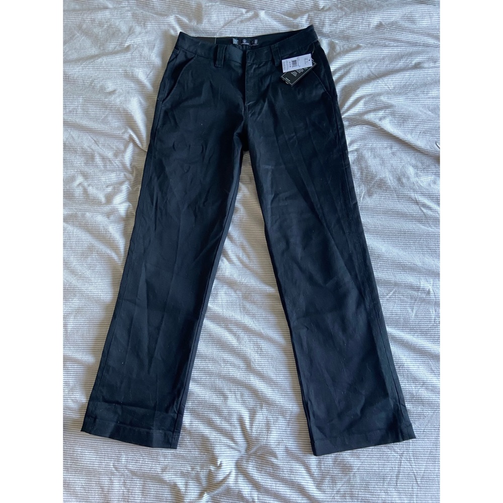 Volcom black straight leg pant!